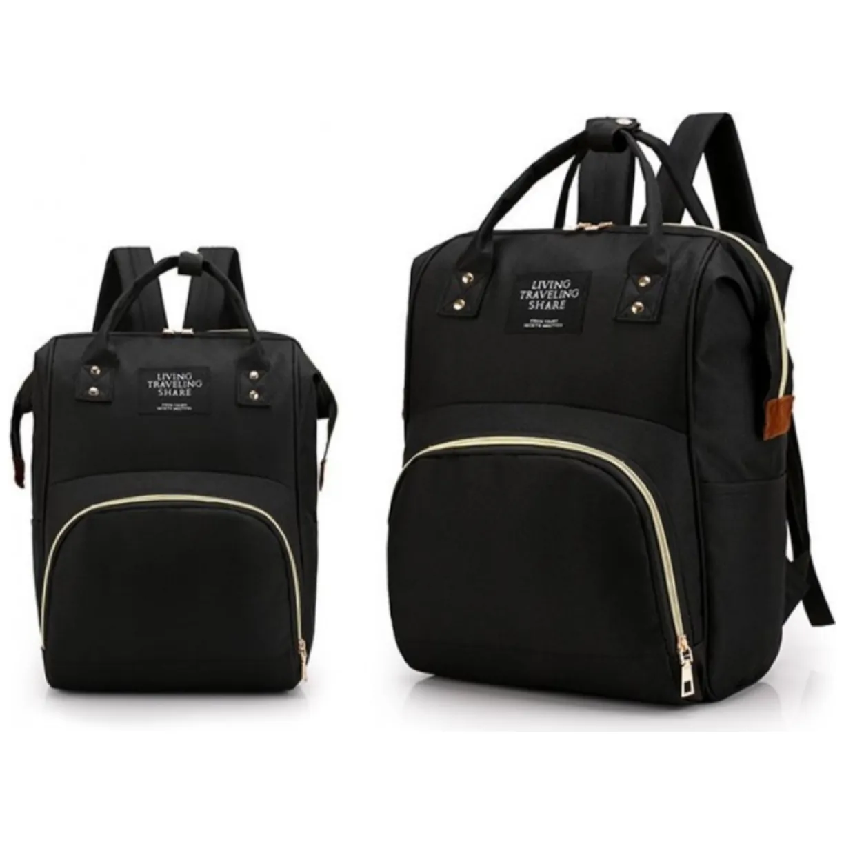 Torba, organizer, plecak dla mamy Czarny PLM10CZ