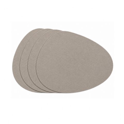 Zestaw wodoodpornych podkładek na stół 13,8 x 11,2 cm ekoskóra 4szt. Dwustronna MP57