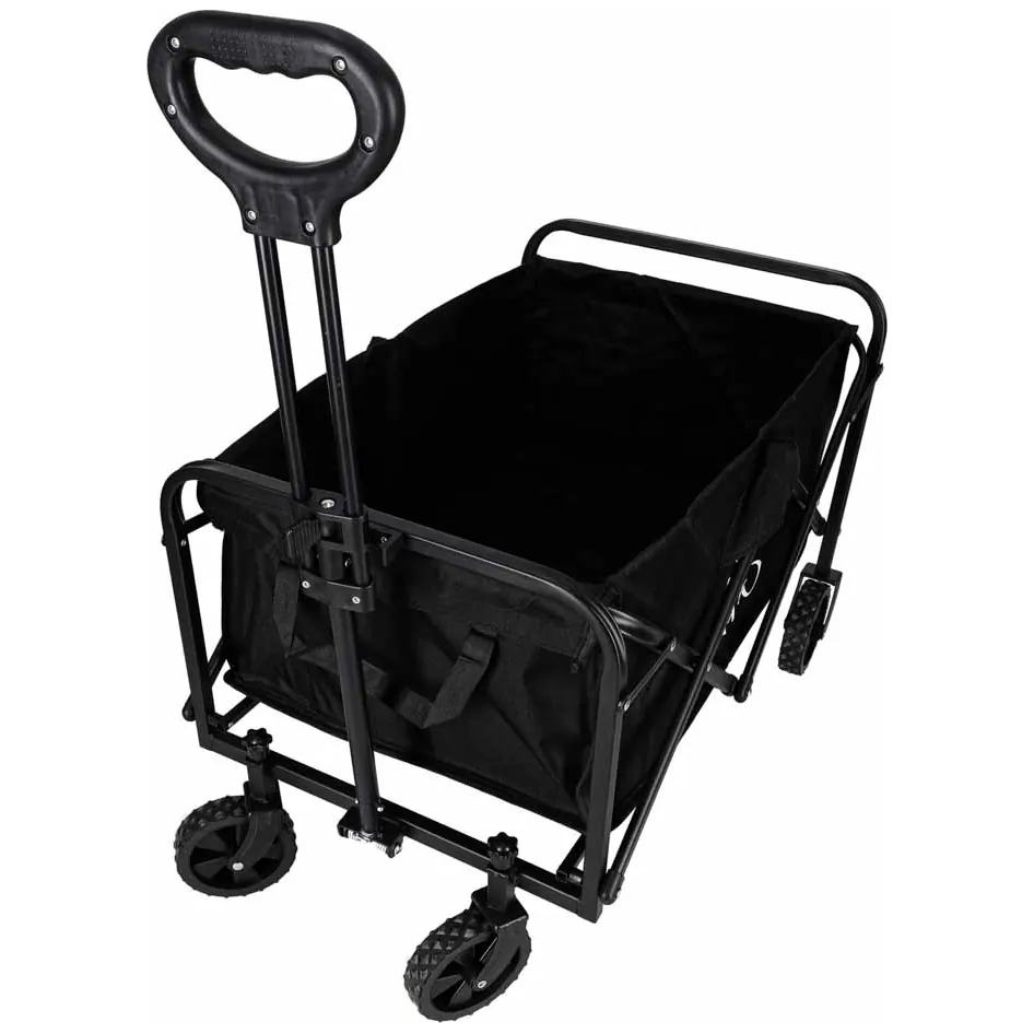 Wózek transportowy LUARO na zakupy plażowy składany 100l - obrazek 4