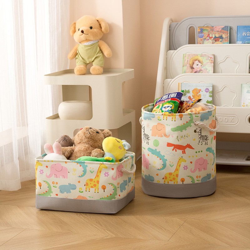 Pojemnik na zabawki kosz, worek na pranie, organizer zwierzątka 40x35cm OR113 - obrazek 3