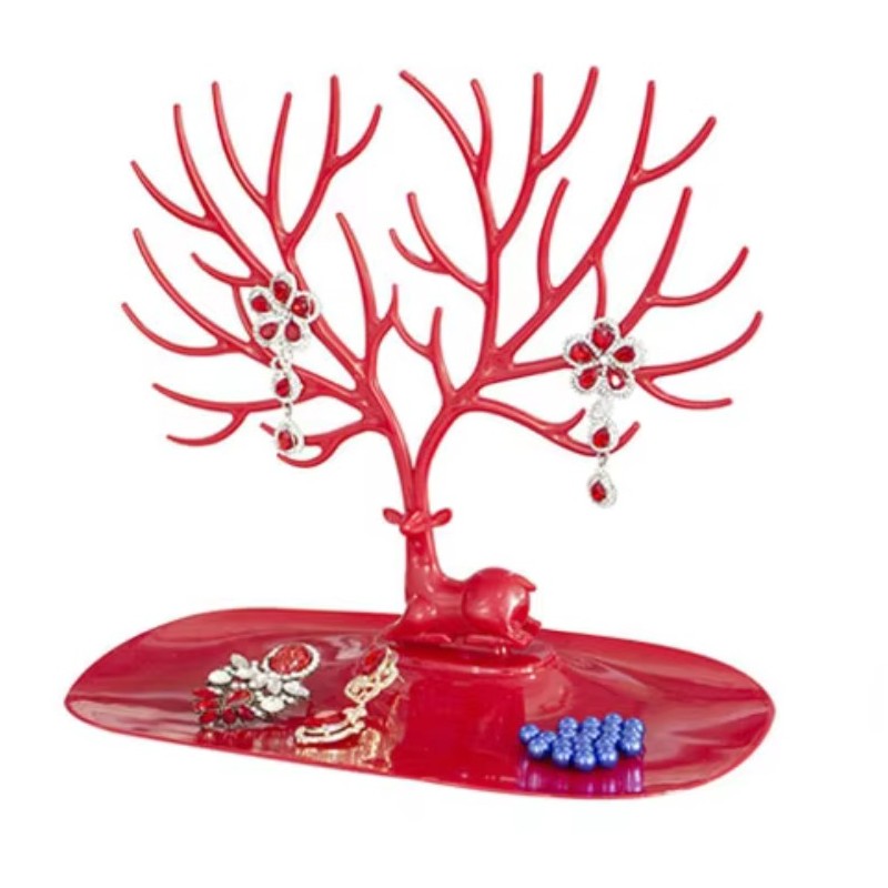 Ekspozytor na biżuterię - naszyjnik, pierścionki drzewo E31CZE - obrazek 3