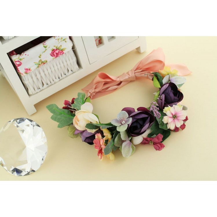 WIANEK OPASKA WIANUSZEK KWIATY BOGATY W61 - obrazek 3