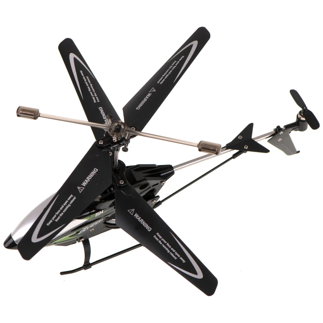 Helikopter zdalnie sterowany RC czarny z żyroskopem, hover i LED - obrazek 4