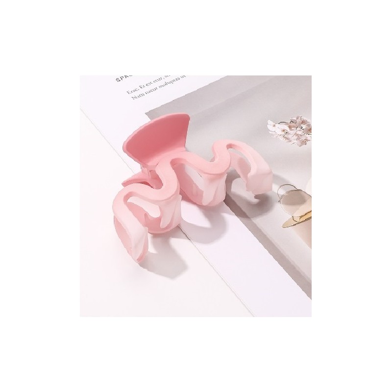 Spinka do włosów klamra XL ombre róż 9 cm SP219 - obrazek 2