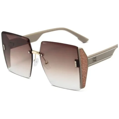 Okulary przeciwsłoneczne ELEGANT SQUARE BROWN