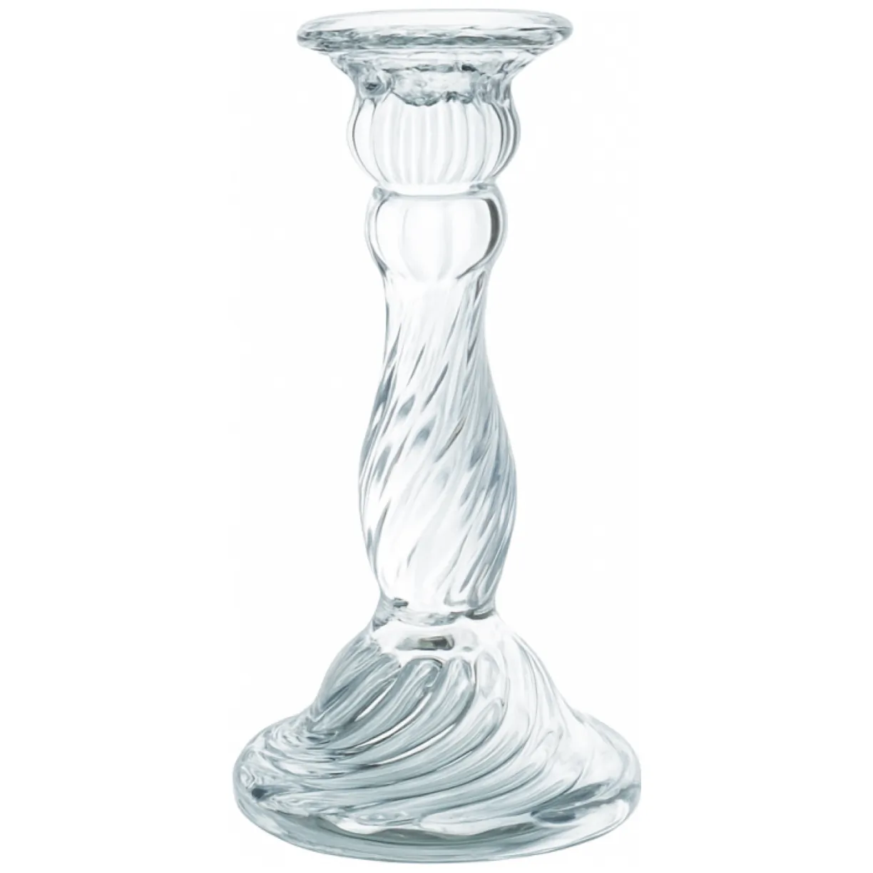 Świecznik dekoracyjny, szklany Glamour 16,5 cm - SW16 - obrazek 2