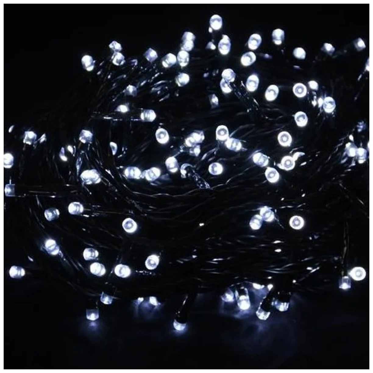 Światełka lampki wewnętrzne/zewnętrzne 1000 LED Białe - obrazek 4