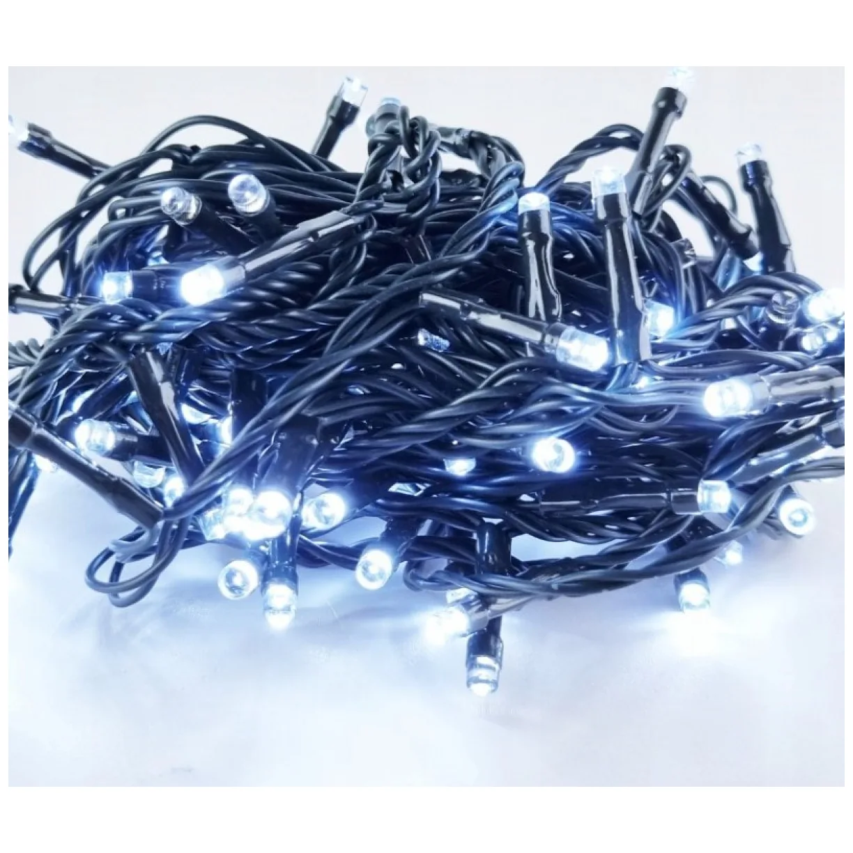 Światełka lampki wewnętrzne/zewnętrzne 1000 LED Białe - obrazek 5