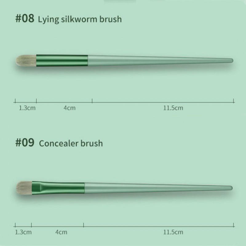 ZESTAW 13 PĘDZLI DO MAKIJAŻU ETUI PUDEŁKO CZERŃ PZ28CZ - obrazek 7