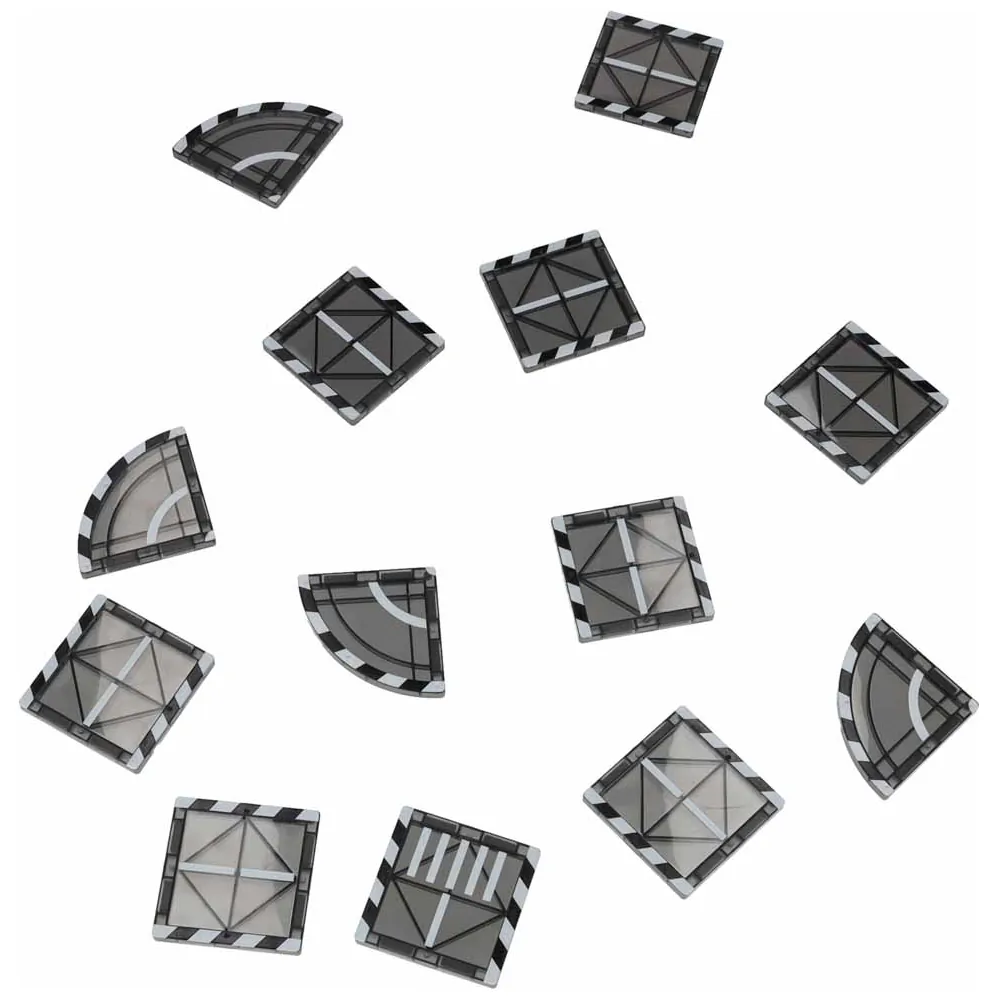 Magnetyczne klocki konstrukcyjne 3D straż pożarna zestaw 48 elementów - obrazek 5