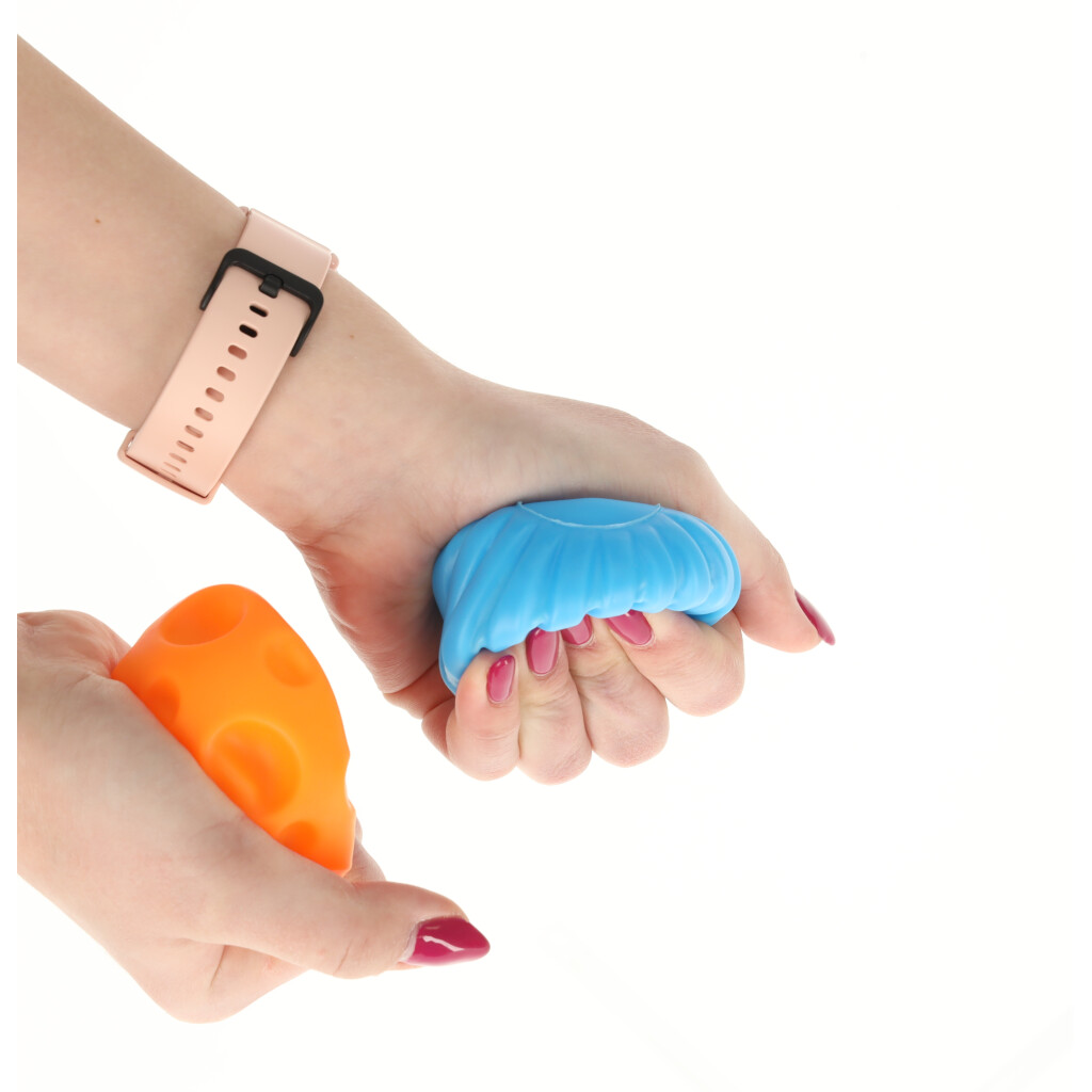 Piłki zabawki sensoryczne korekcyjne zestaw w siatce - Image 7