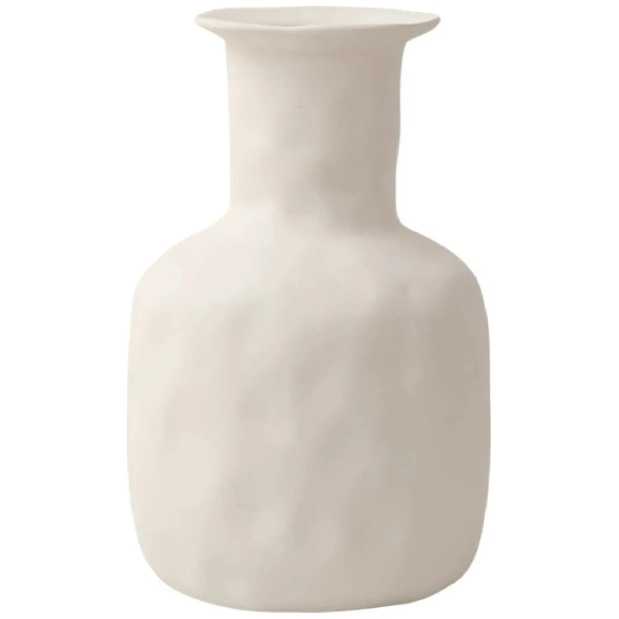 Biały matowy wazon ceramiczny 17,5x11cm minimalistyczna ozdoba w pudełku - obrazek 3