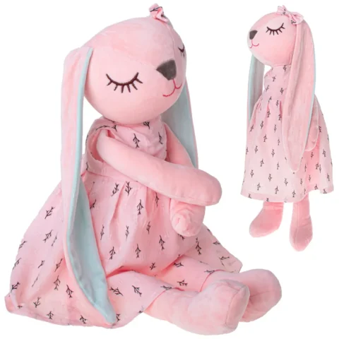 Maskotka pluszowa królik różowy 52cm