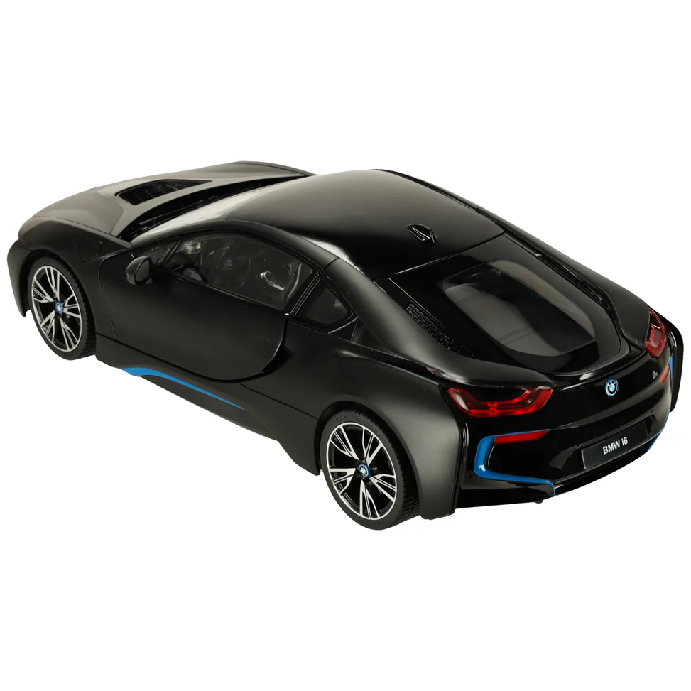Samochód zdalnie sterowany Rastar 71010 BMW i8 1:14 otwierane drzwi czarny - obrazek 4