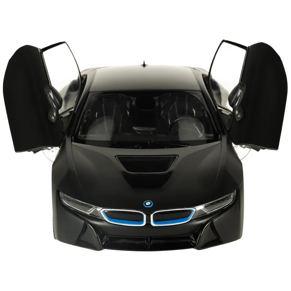 Samochód zdalnie sterowany Rastar 71010 BMW i8 1:14 otwierane drzwi czarny - obrazek 5