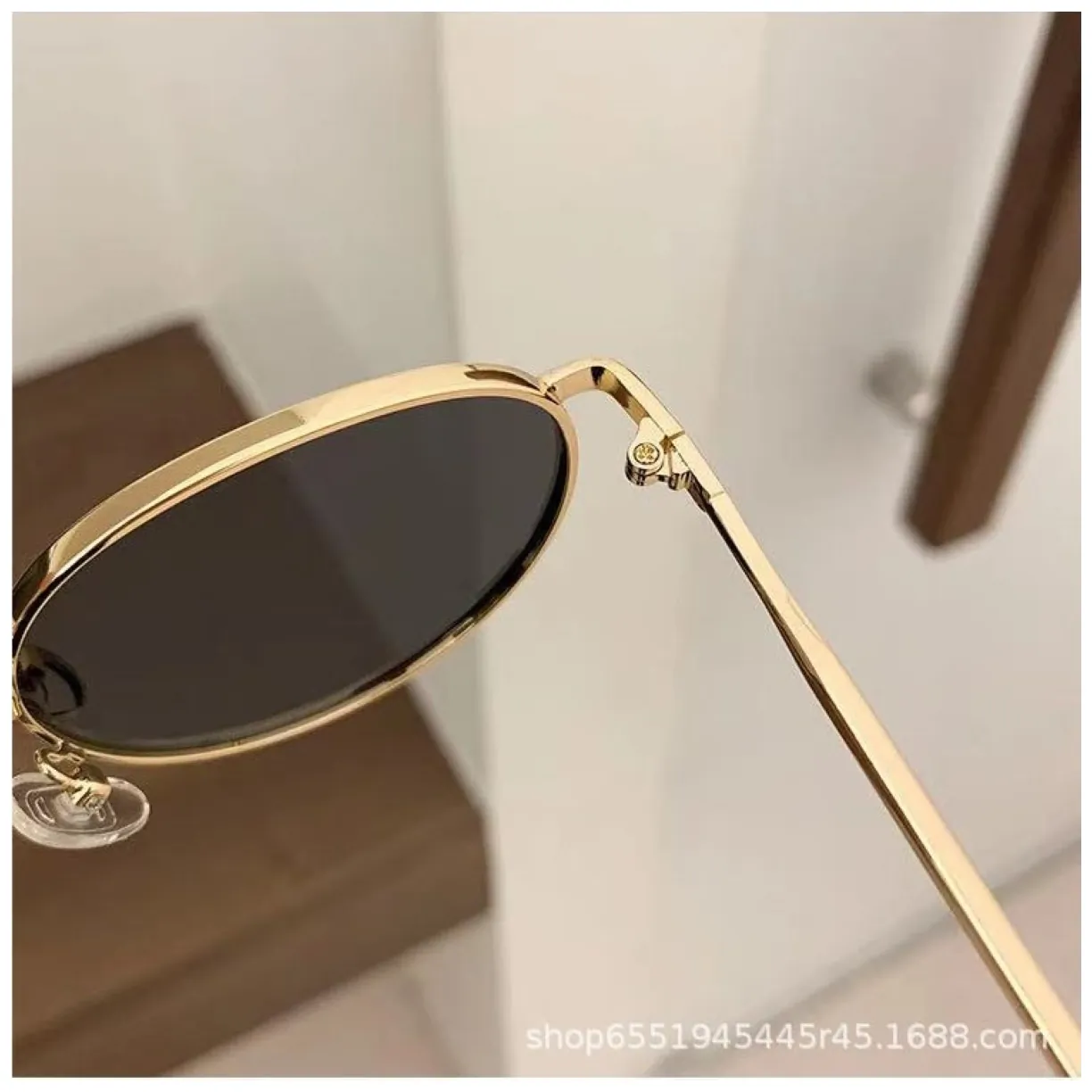 Okulary przeciwsłoneczne Classic zdobienie OK393 - obrazek 3