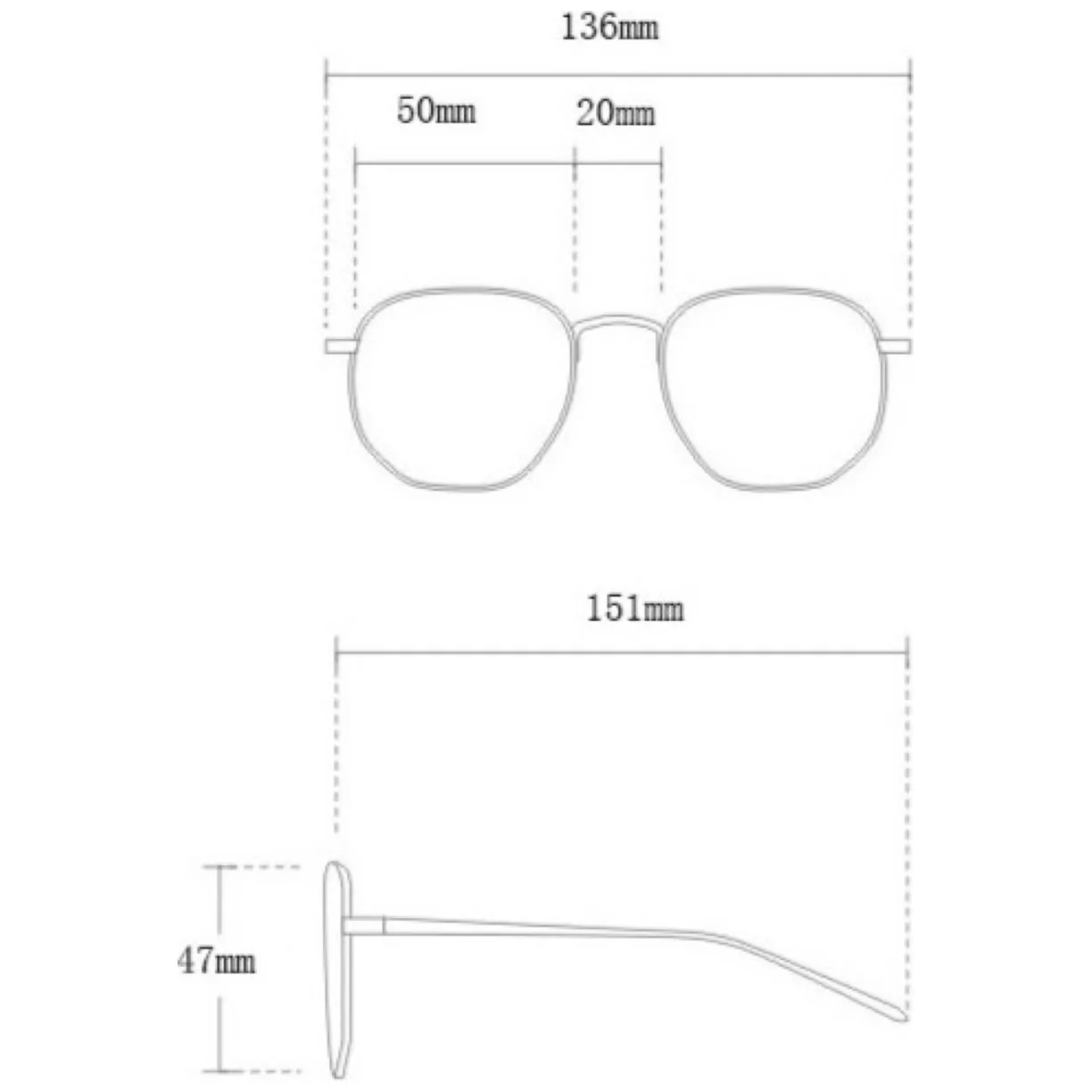 Okulary przeciwsłoneczne Classic zdobienie OK393 - obrazek 5