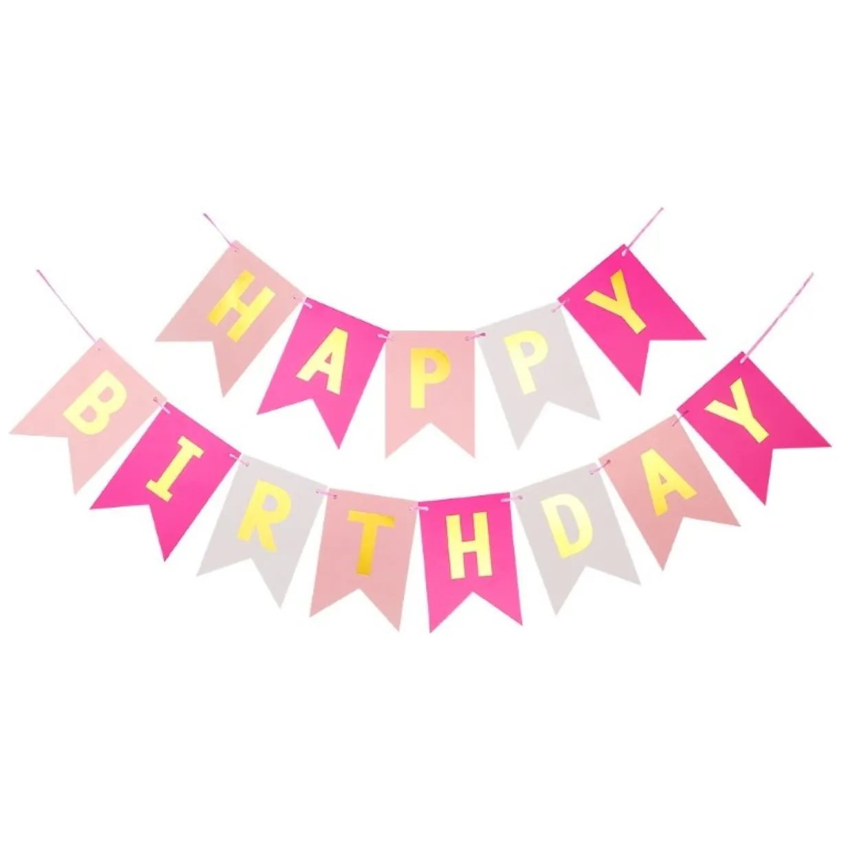 Girlanda Urodzinowa HAPPY BIRTHDAY 16 x 20 cm BLN15