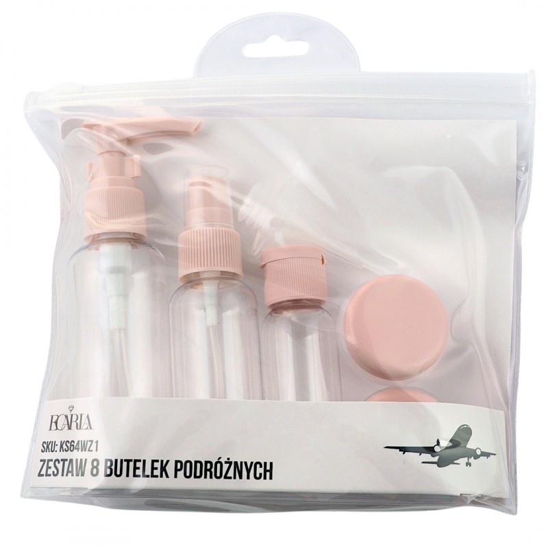 ZESTAW BUTELECZEK PODRÓŻNYCH 8w1 KS64WZ1 - obrazek 2