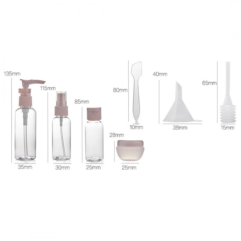 ZESTAW BUTELECZEK PODRÓŻNYCH 8w1 KS64WZ1 - obrazek 6