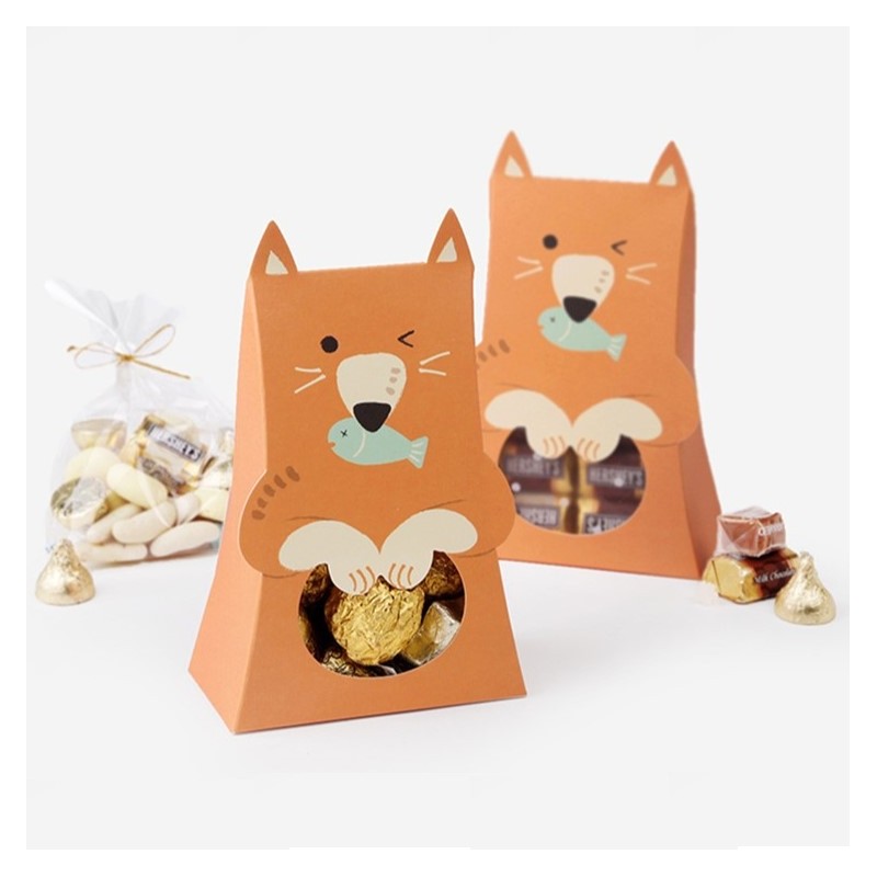 Pudełko PREZENTOWE ozdobne w kształcie Niedźwiadka 1 szt. 10x5x16,5cm OPO42POM - obrazek 2