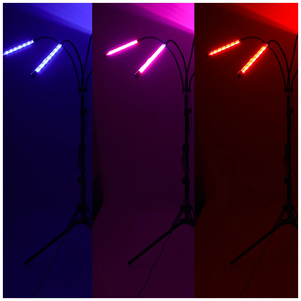 Lampa grow LED na statywie z regulacją wysokości, timerem i pilotem 15W - obrazek 12