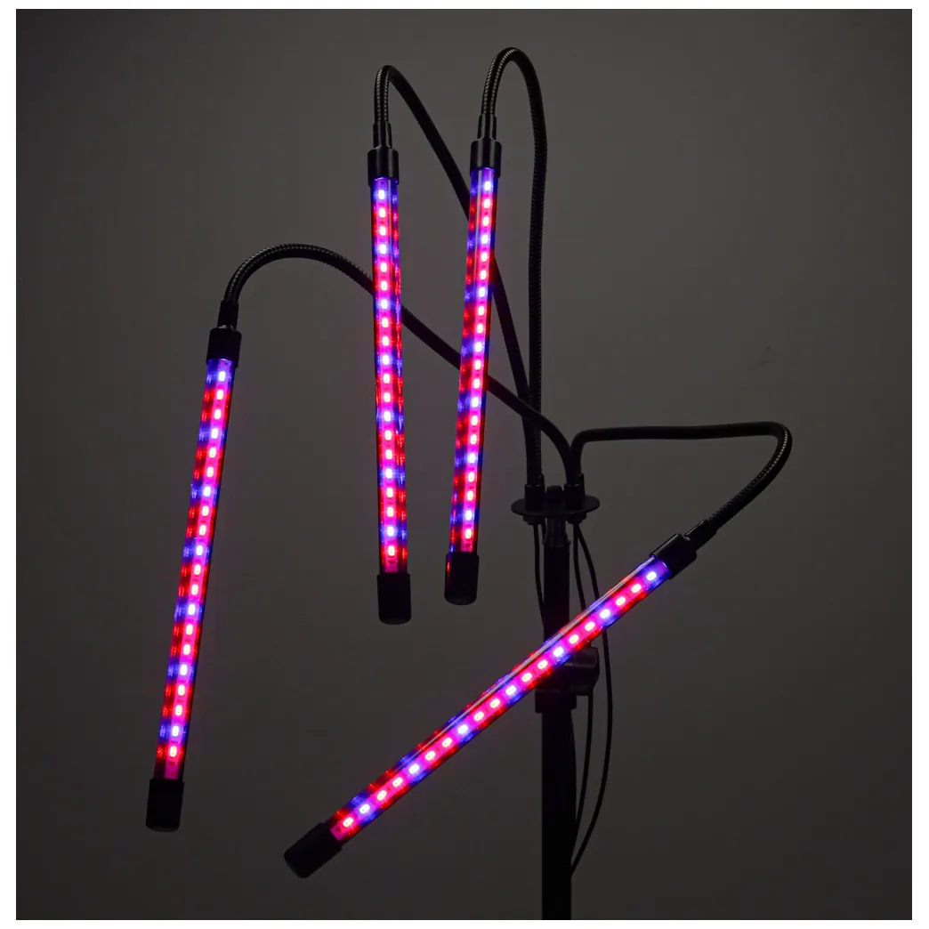 Lampa grow LED na statywie z regulacją wysokości, timerem i pilotem 15W - obrazek 14