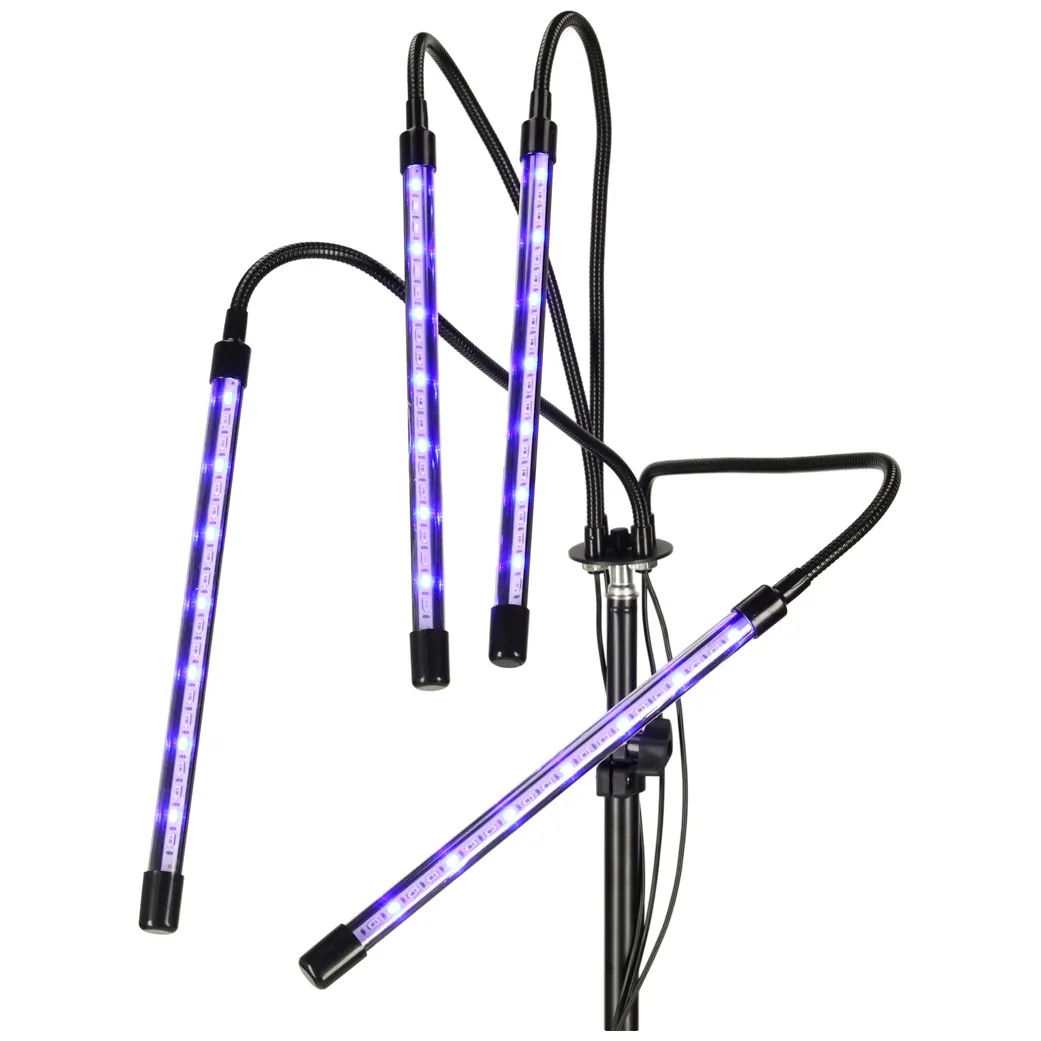 Lampa grow LED na statywie z regulacją wysokości, timerem i pilotem 15W - obrazek 16