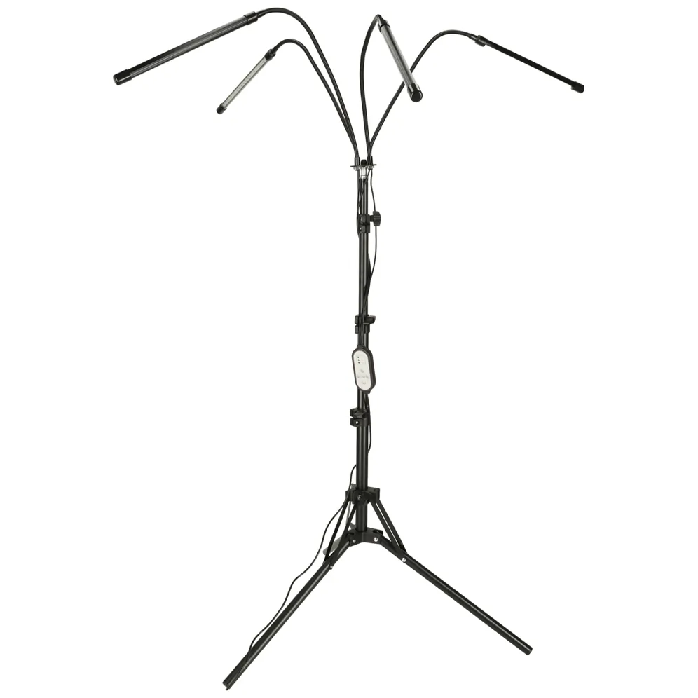 Lampa grow LED na statywie z regulacją wysokości, timerem i pilotem 15W - obrazek 6
