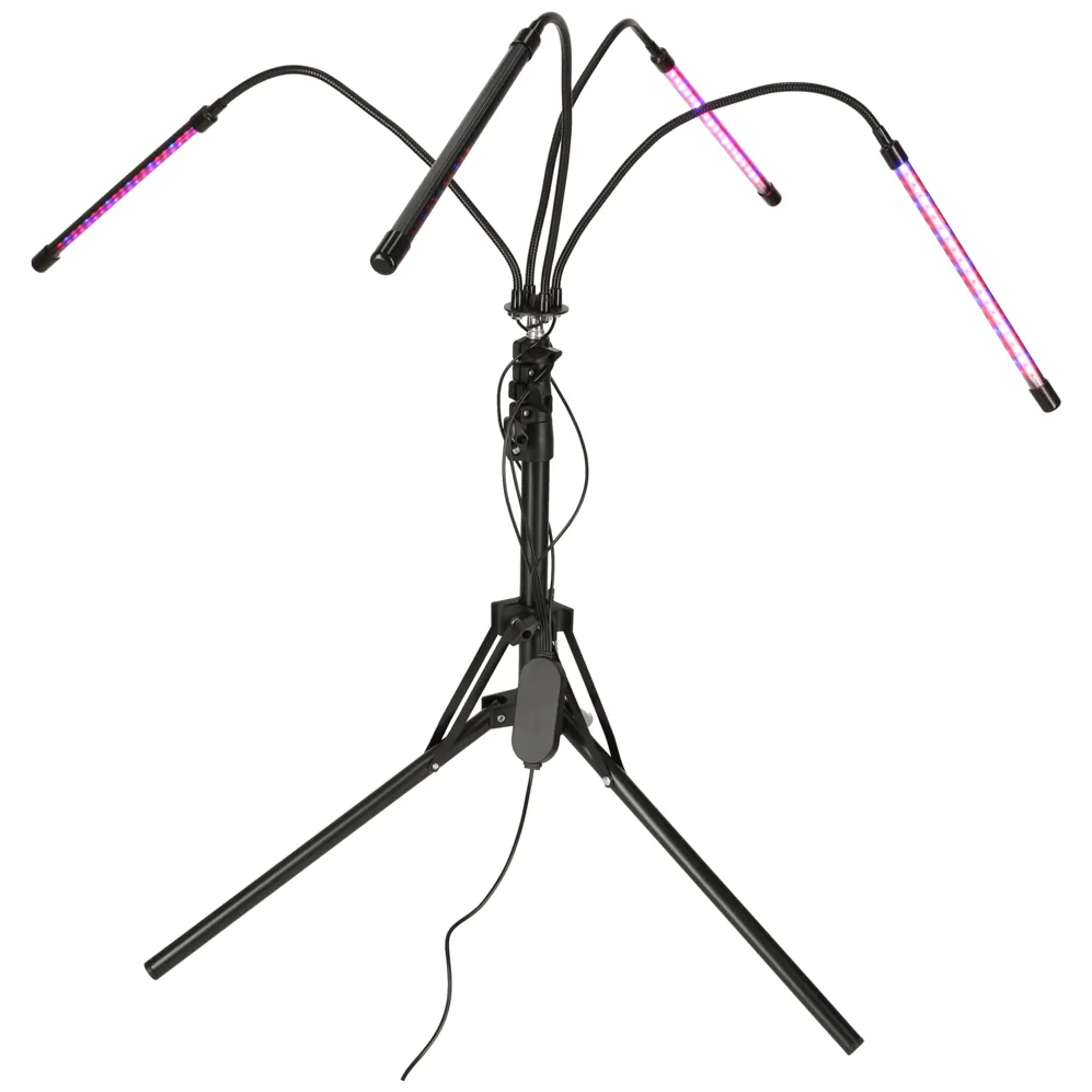 Lampa grow LED na statywie z regulacją wysokości, timerem i pilotem 15W - obrazek 7