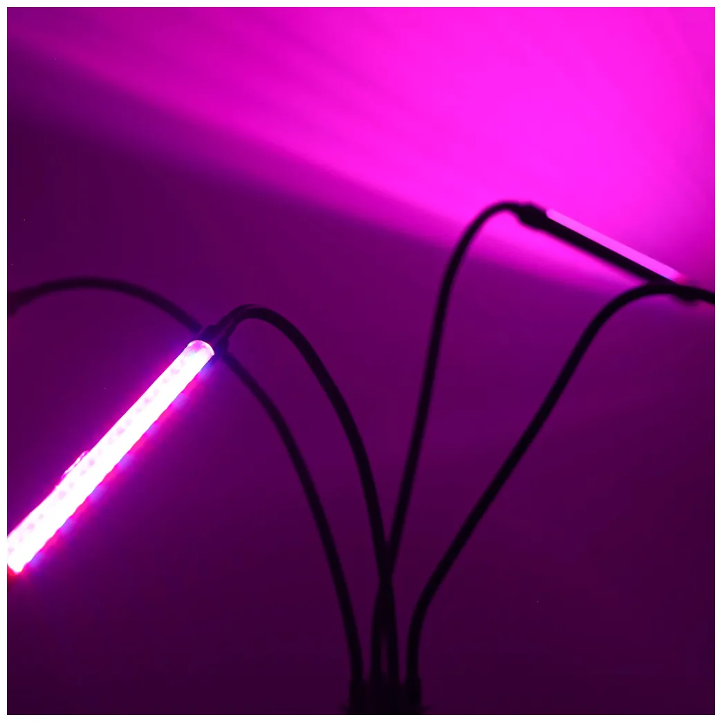 Lampa grow LED na statywie z regulacją wysokości, timerem i pilotem 15W - obrazek 9