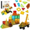 Klocki magnetyczne konstrukcyjne 3D budowa 50 elementów