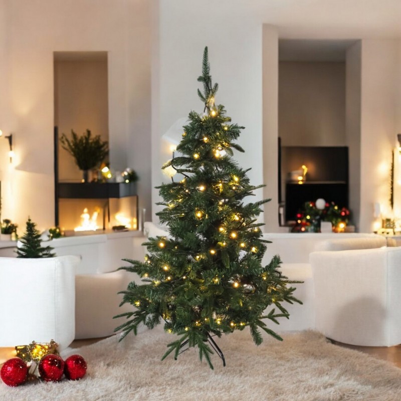 DUŻA CHOINKA SZTUCZNA PE+PCV jak żywa ŚWIERK 120 CM GĘSTA CHO04 - obrazek 4