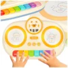 Pianinko organki interaktywne dla dzieci edukacyjne beżowe
