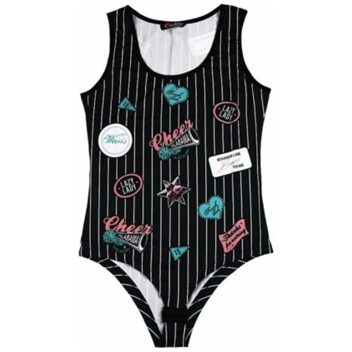 BODY Z NADRUKIEM - CZARNE - XBODY1CZ