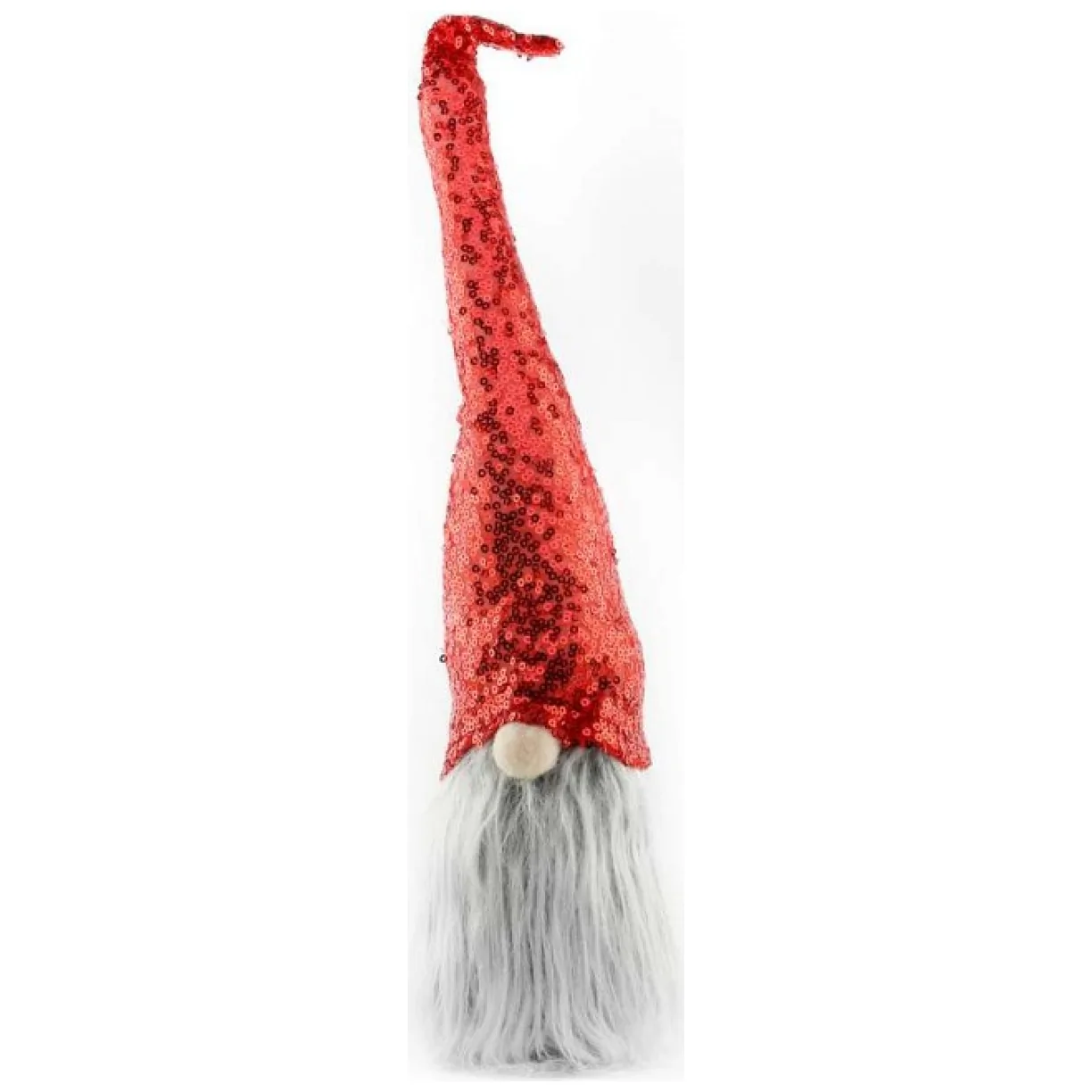 KRASNAL ŚWIĄTECZNY BOŻE NARODZENIE stojący 40 cm Z PLUSZU - obrazek 2