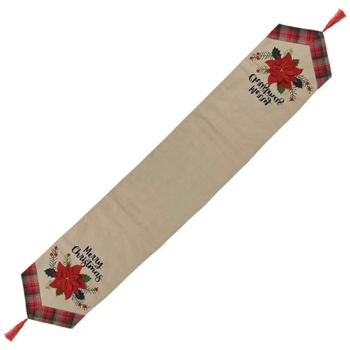 Bieżnik na stół Święta Boże Narodzenie 183cm x 33cm - obrazek 4