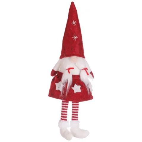 KRASNAL ŚWIĄTECZNY BOŻE NARODZENIE  32 cm Z PLUSZU