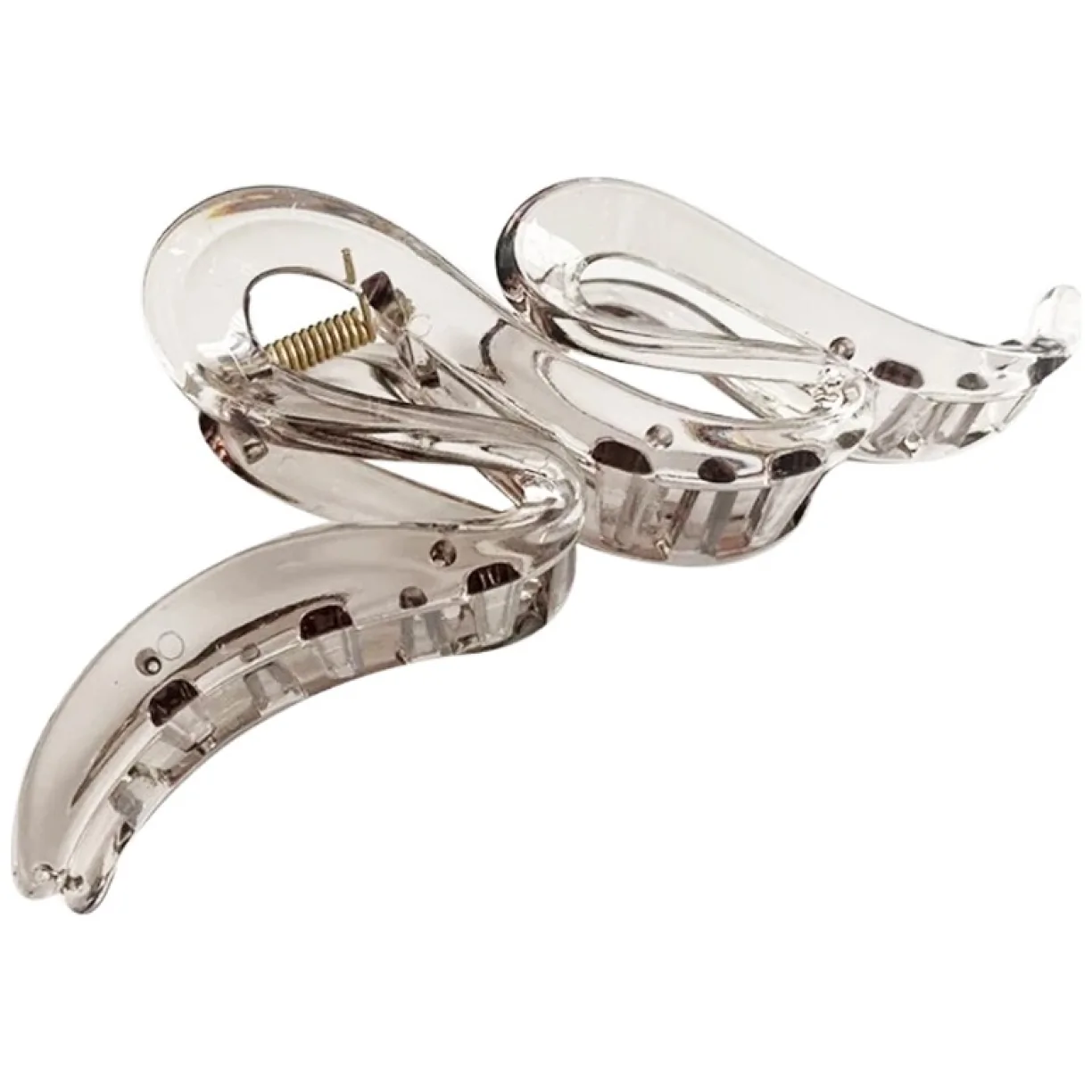 Spinka do włosów klamra XL bursztyn 13cmx6cm