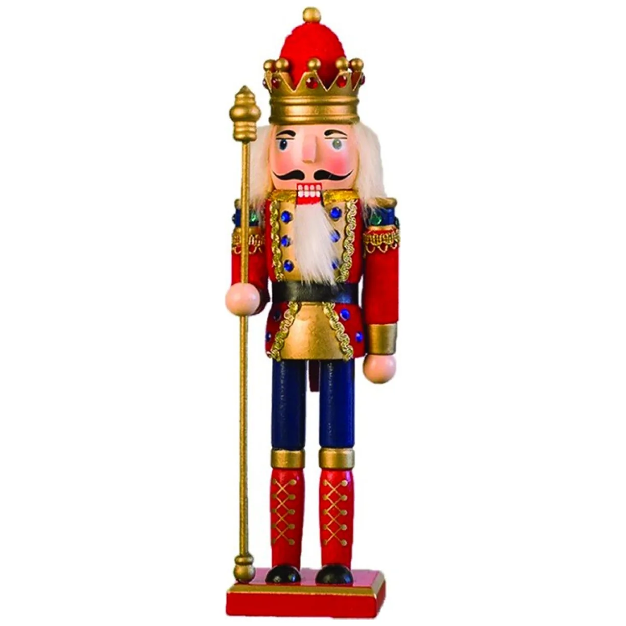 Figurka Dziadek do Orzechów BOŻE NARODZENIE 30 cm - obrazek 2