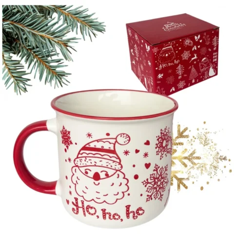 Świąteczny Kubek ceramiczny 350 ml + Pudełko na Prezent