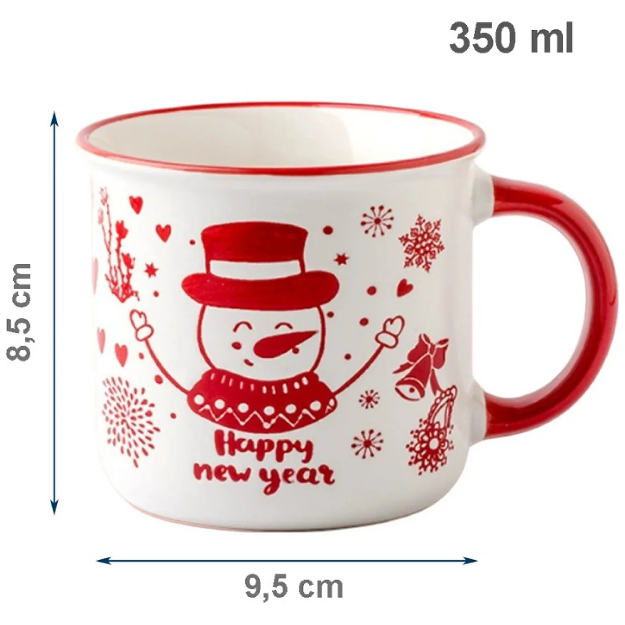 Świąteczny Kubek ceramiczny 350 ml + Pudełko na Prezent - obrazek 3
