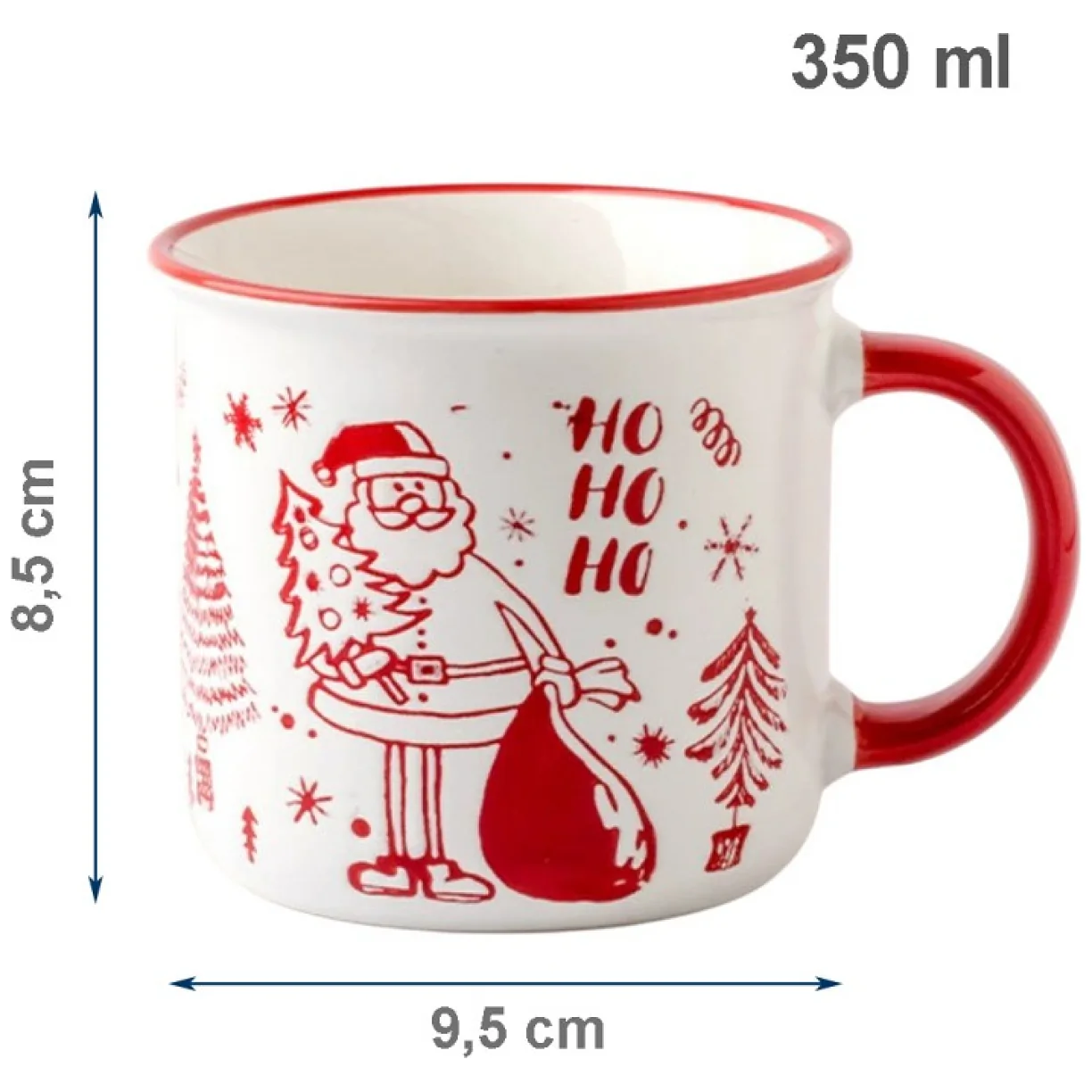 Świąteczny Kubek ceramiczny 350 ml + Pudełko na Prezent - obrazek 3