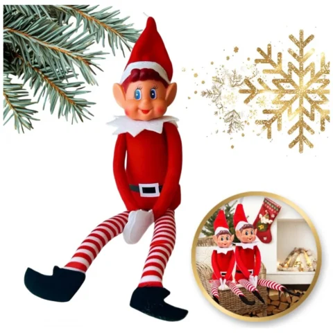 Elf, figurka skrzat krasnal zabawa adwentowa