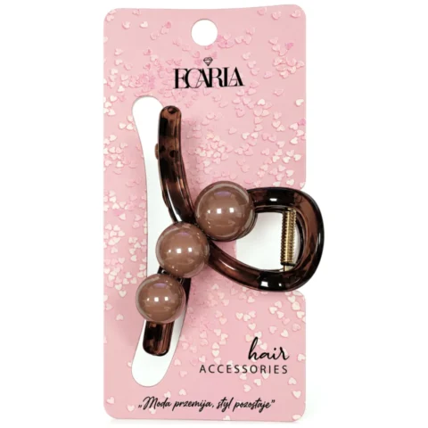 Spinka do włosów, do koka, elegancka klamra XL z kuleczkami