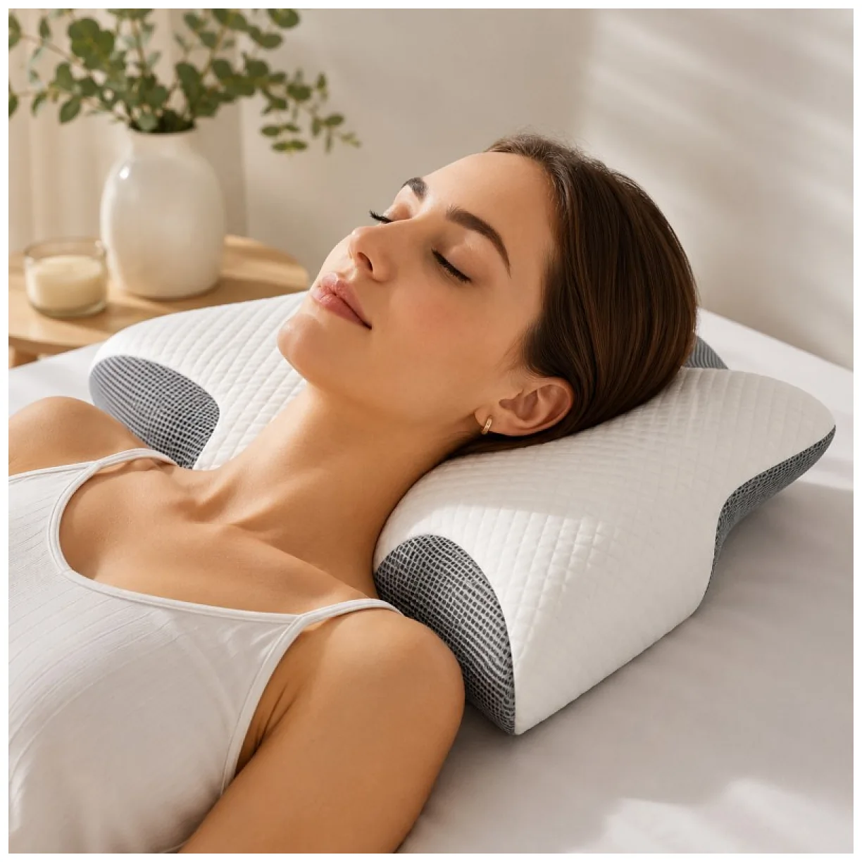 Poduszka pod szyję, kark, ortopedyczna profilowana, ergonomiczna - obrazek 4
