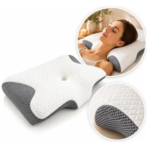 Poduszka pod szyję, kark, ortopedyczna profilowana, ergonomiczna