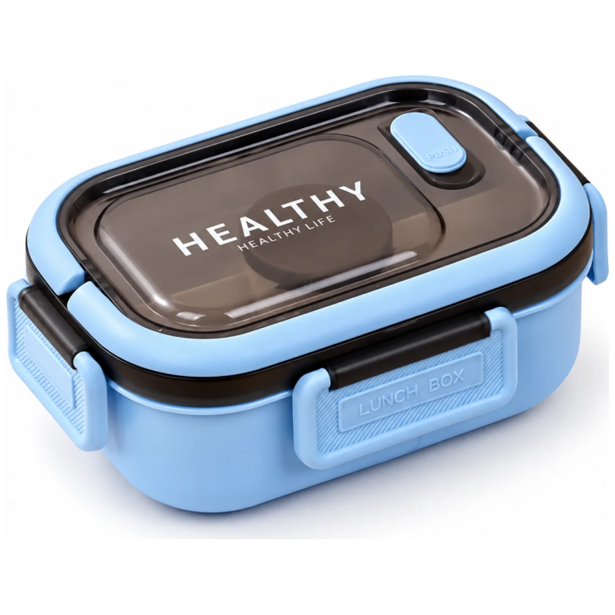 Śniadaniówka LUNCH BOX ze sztućcami 21 x 14,5 x 8cm niebieski - obrazek 9