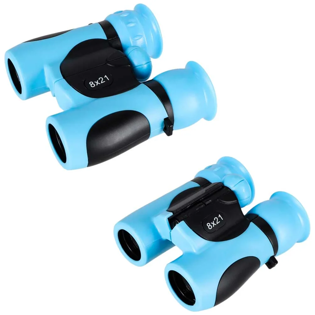 Lornetka dla dzieci do obserwacji ptaków nieba 8x 21mm HD pokrowiec niebieska - obrazek 8