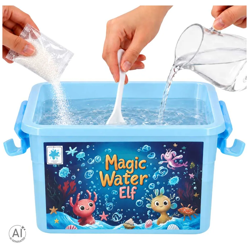 Żel magiczny wodny figurki żelowe zestaw kreatywny żele foremki - obrazek 6